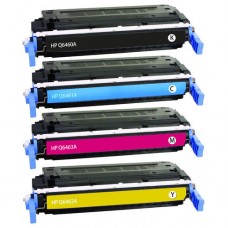 خرطوشة  حبر ليزر اتش بي HP 644A متوافق - (خرطوشة ليزر Q6460A)  مجموعة 4 الوان